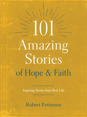 cover image of 101 Amazing Stories of Hope and Faith